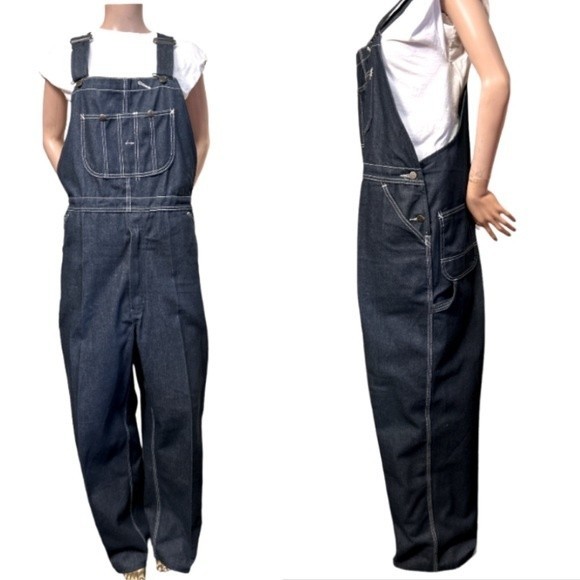Vintage 90s Overalls Denim Carpenter Sears Roebuck Wear tuffUnion Made size 40